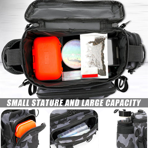 Fishing tackle, shoulder bag, storage bag, portable fishing rod holder, outdoor sports bag, flying fishing